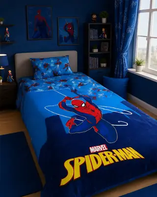 3 Pcs Cotton Printed Comforter Set