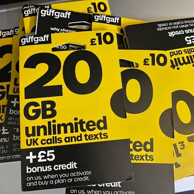 UK Sim Card in Pakistan Giffgaff UK Sim thumbnail 5
