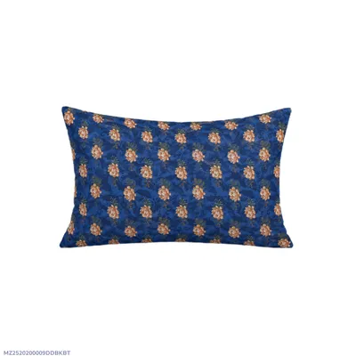 Blue Printed Cotton Pillow Covers 28x18" 2 Pcs thumbnail 1