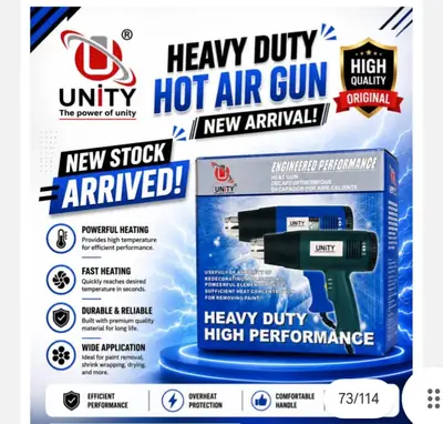 Unity Heavy Duty Hot Air Gun 2000W