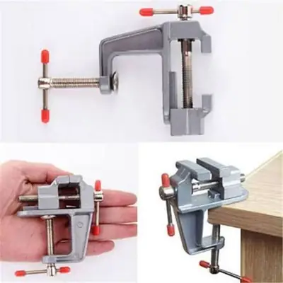 Mini Vise Bench vice bench Aluminum Alloy Jewelry Crafts Mold Hobby Workshop vice Professional Fixed Repair Tools, table clamp