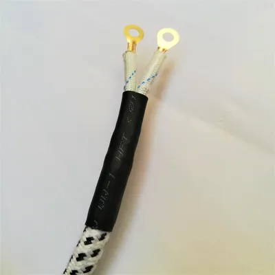 23/76 Copper Wire Electric Iron Plug Black thumbnail 2