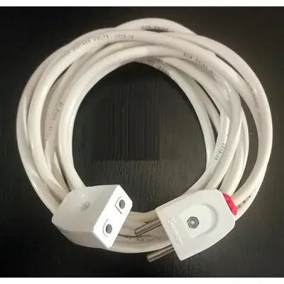 Electrical Extension Cable 05ft 40/76 With 2 Pin Male Female Electric Plug Pure Copper for Multipurpose Use thumbnail 2
