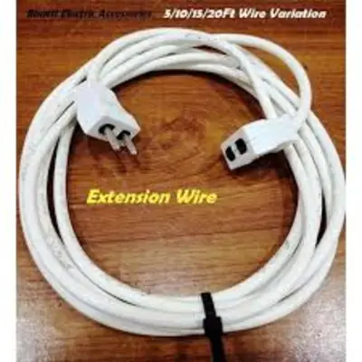 Electrical Extension Cable 10ft 40/76 With 2 Pin Male Female Electric Plug thumbnail 4