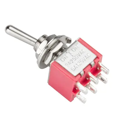 Unity High-Quality 6-Pin Toggle Switch - Durable Electrical Components for DIY Projects thumbnail 3