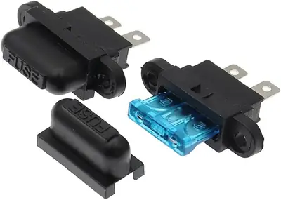 Unity Panel-Mount Standard ATO/ATC Automotive Blade Fuse Holder with Protective Cap thumbnail 2