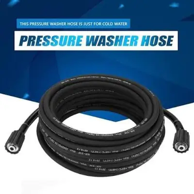 1/4" 8m 26ft High Pressure Washer hydraulic Hose Cord Pipe Car Washer Water Cleaning Extension Hose Pipe M22-pin 14