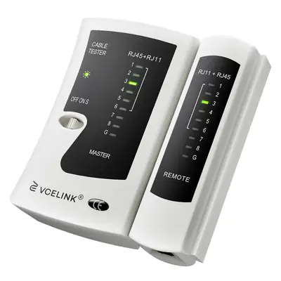 Unity Network Cable Tester RJ45 RJ11 | LAN Cable Tester for CAT5 CAT5e CAT6 Ethernet Cables | Professional Network Wire Tester with Remote | Phone & LAN Cable Testing Tool thumbnail 2