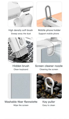 8 Pcs Plastic Tool Kit Set thumbnail 4
