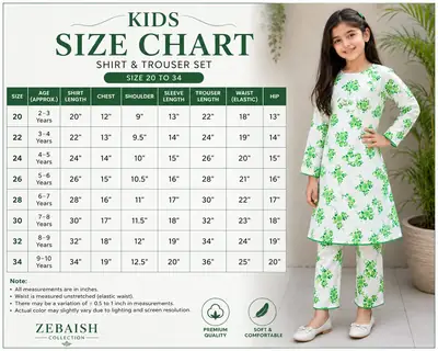 2 Pcs Girl's Stitched Cotton Printed Frock thumbnail 3