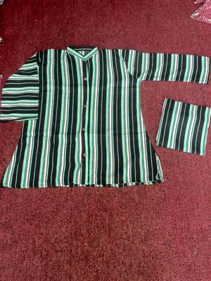2 Pcs Women's Stitched Linen Printed Co-Ord Set thumbnail 2