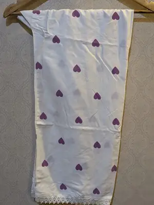 2 Pcs Women's Stitched Linen Printed Shirt And Trouser thumbnail 5