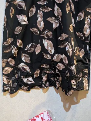 2 Pcs Women's Stitched Linen Printed Shirt And Trouser thumbnail 4