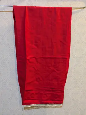 2 Pcs Women's Stitched Linen Plain Shirt And Trouser thumbnail 5