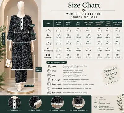 2 Pcs Women's Stitched Linen Block Printed Shirt And Trouser thumbnail 5