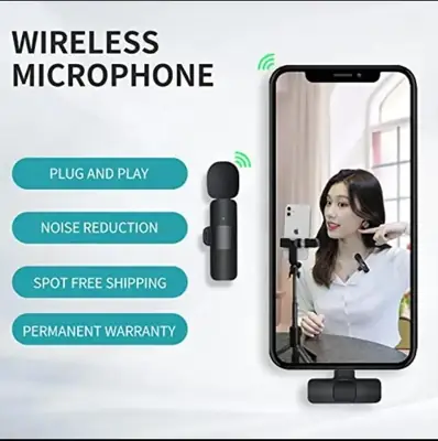 K8 Wireless Microphone 3-in-1 Noise Reduction Black thumbnail 4