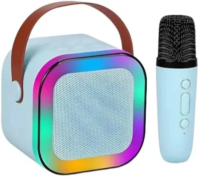 LED Wireless Speaker with Multicolor Lighting & Carry Handle