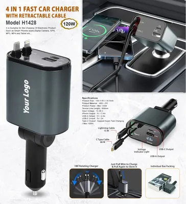 Car Charging Adapter Pack Of 1 thumbnail 2