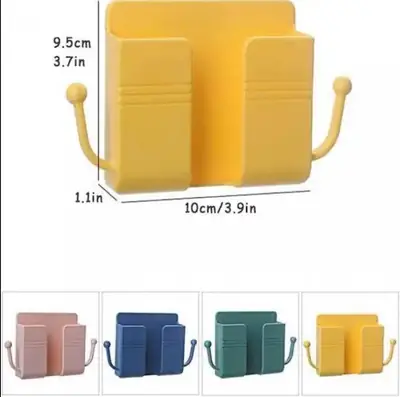 Wall Mobile Holder 7 Colors Plastic Small Space