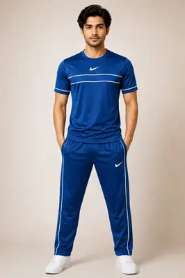 Men's Fleece Plain Track Suit