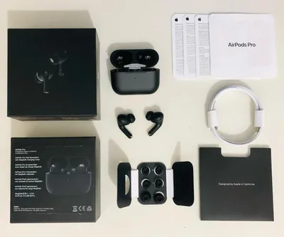 Black Earbuds Pro 2 Wireless Earbuds thumbnail 2