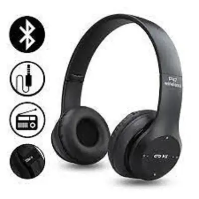 P47 Wireless Headphones Bluetooth Foldable Headset with FM Radio