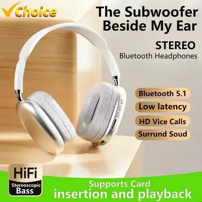 P9 Wireless Bluetooth Headphones | Deep Bass Sound 