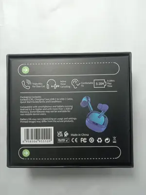 Blue Long-Lasting Battery With Fast Charge 4 Earbuds thumbnail 8