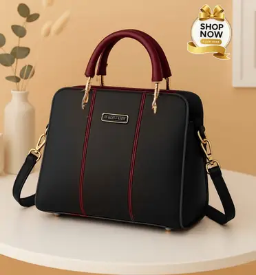 Women's Rexine Plain Hand Bag