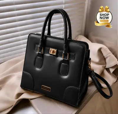 Women's Rexine Plain Hand Bag