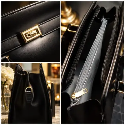 Women's Rexine Plain Hand Bag thumbnail 8