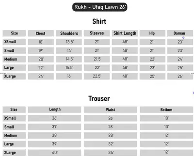 Rukh - U2B Lawn Embroidered Women's Stitched Suit - 4 Pcs Set thumbnail 8