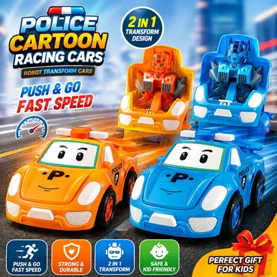 Boy's Plastic City Road Design Car thumbnail 4
