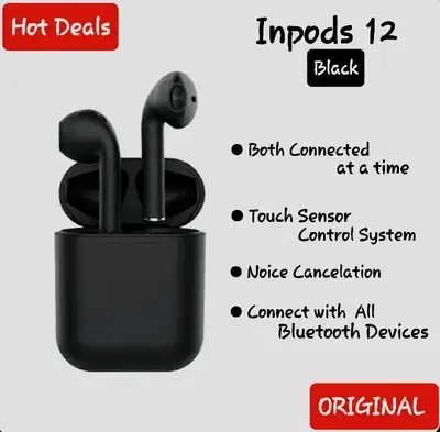 Black Long-Lasting Battery With Fast Charge 1 Airpods thumbnail 2