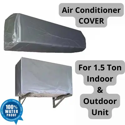 Premium AC Cover Set (Indoor & Outdoor) - Extra-Wide Size
