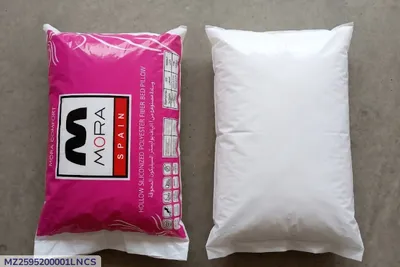 2 Pcs Ball Fiber Polyster Plain Bed Pillow thumbnail 1