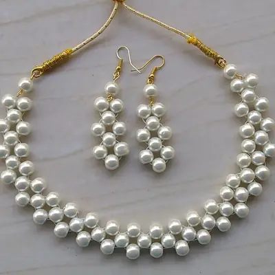 Pearl Necklace Set