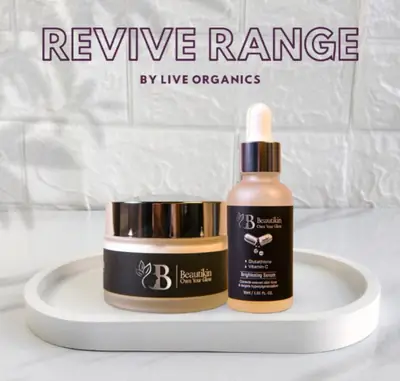 2 in 1 skincare bundle ( face serum , face cream)
