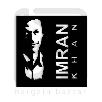 Imran Khan Abstract Wall Art 16x8 Black Modern Decor thumbnail 2