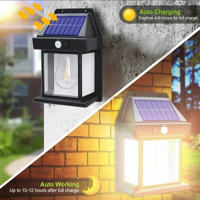 Rechargeable Solar Sensor Lamp thumbnail 4