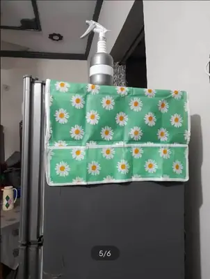 1 Pc Plastic Printed Refrigerator Cover 1 thumbnail 4