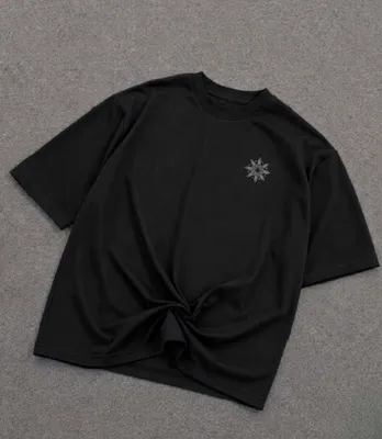 Men's Premium Drop Shoulder Printed T-Shirt thumbnail 2
