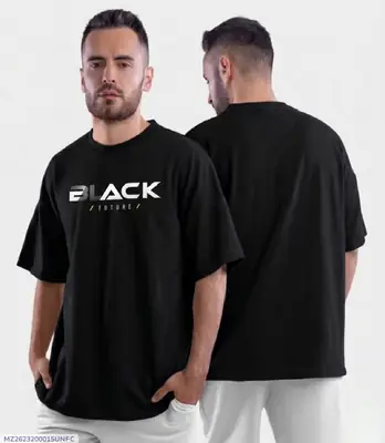 1 Pc Men's Cotton Jersey Printed T-Shirt