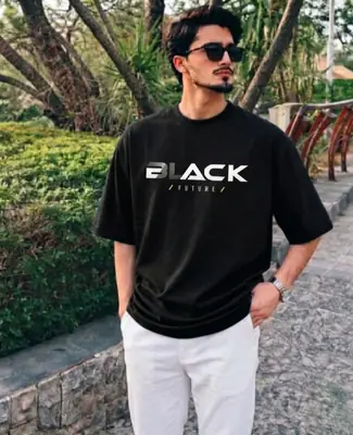 1 Pc Men's Cotton Jersey Printed T-Shirt thumbnail 4