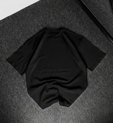 SABR Graphic Print Black Drop Shoulder T-Shirts for Men thumbnail 2