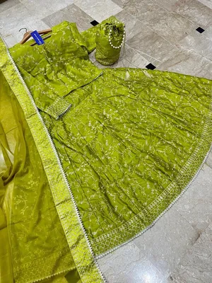 3 Pcs Women's Stitched Shamoz Silk Embroidered Maxi Suit thumbnail 3