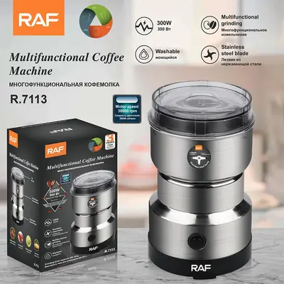 RAF Electric Masala Grinder Machine Stainless Steel Blades