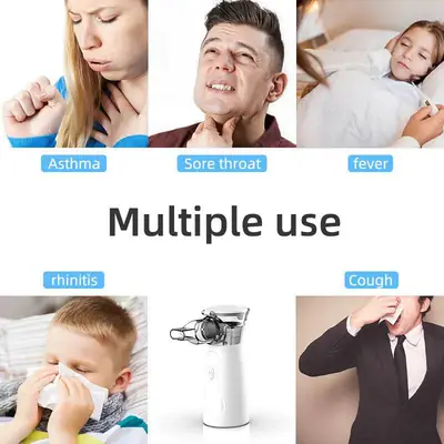 Portable Mesh Nebulizer Machine for Kids & Adults – Rechargeable Handheld Silent Nebulizer thumbnail 4