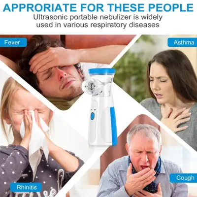 Portable Mesh Nebulizer Machine for Kids & Adults – Rechargeable Handheld Silent Nebulizer thumbnail 7