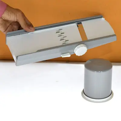 High Quality Bruno Vegetable & Salad Cutter | Manual Potato & Onion Slicer | Easy Kitchen Vegetable Cutter | Multi-Purpose Salad Cutting Tool thumbnail 4